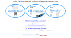 Desktop Screenshot of ecc.htw-saarland.de