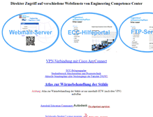 Tablet Screenshot of ecc.htw-saarland.de